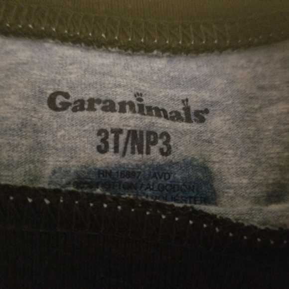 3T boys Garanimals blue & black short sleeve shirt - Picture 3 of 3
